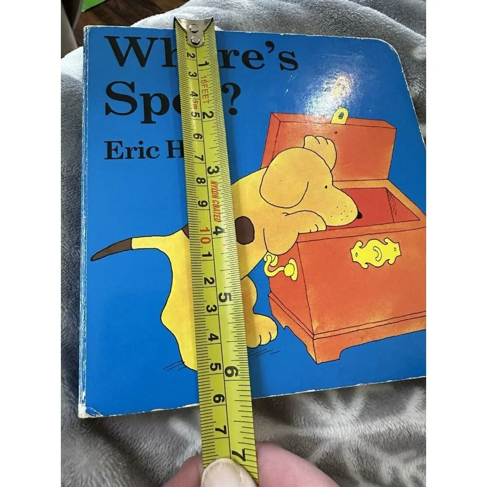 Where's Spot? Lift The Flap Board Book By Eric Hill‎ Vintage 2000 Puppy Dog GUC